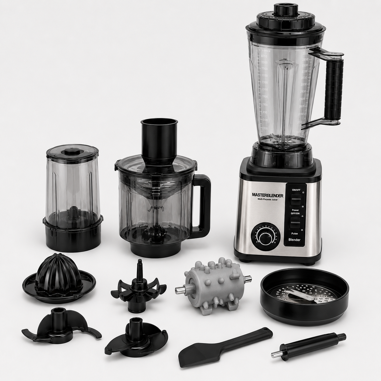 MASTER BLENDER accessories display