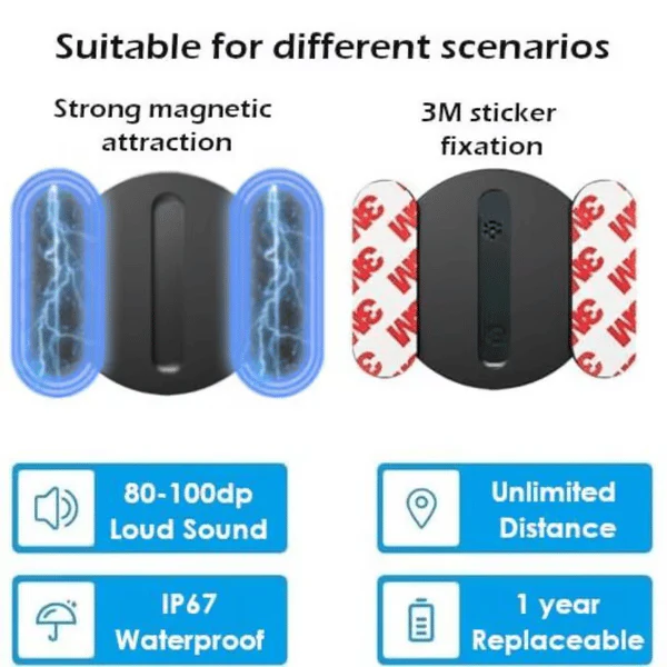 Strong magnetic attraction and waterproof features